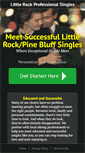 Mobile Screenshot of littlerockprofessionalsingles.com