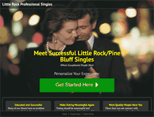 Tablet Screenshot of littlerockprofessionalsingles.com